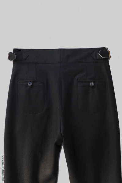 Isa Belted Pants - Wool Cashmere Blend - S, M