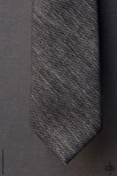 Silk Cotton Heather Twill Tie