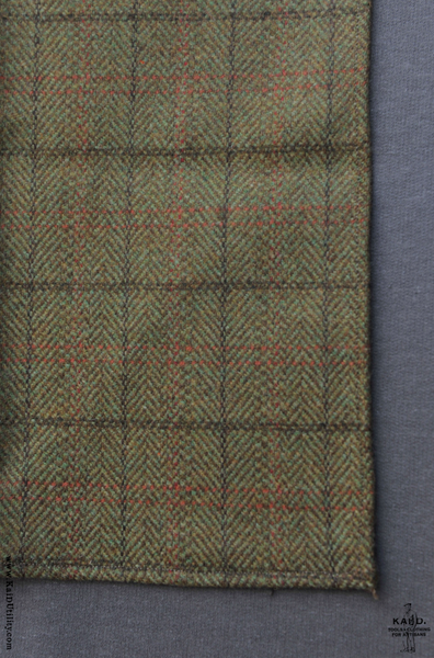 English Tweed Pocket Square - Green