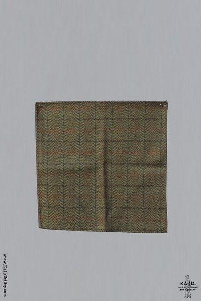 English Tweed Pocket Square - Green