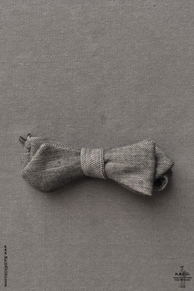 Silk Cotton Heather Twill Bow Tie