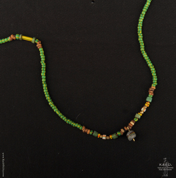 Handmade Beaded Necklace - Rain Forest