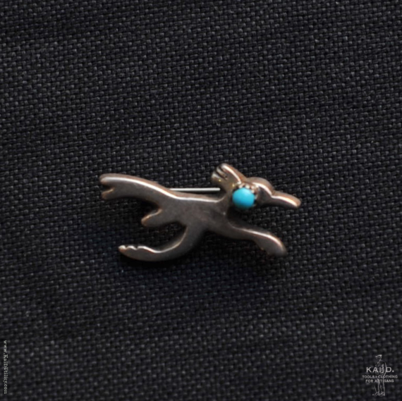 Sterling Silver Brooch - Road Runner