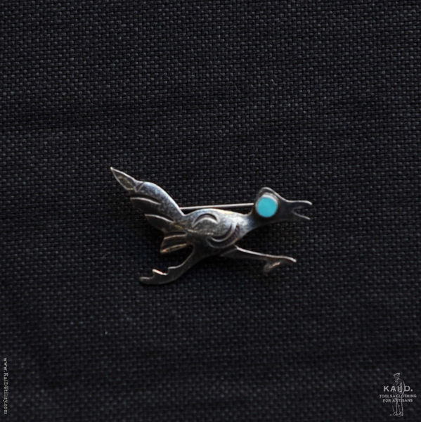 Sterling Silver Brooch - Road Runner II