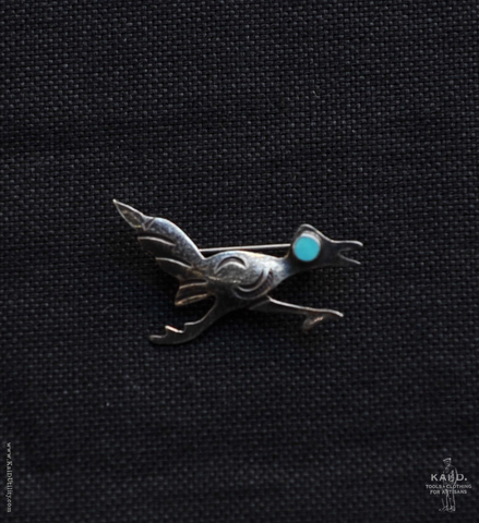 Sterling Silver Brooch - Road Runner II