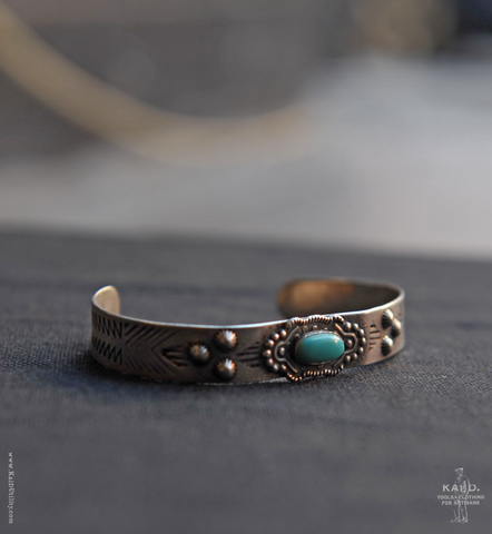 Sterling Silver cuff bracelet - navajo