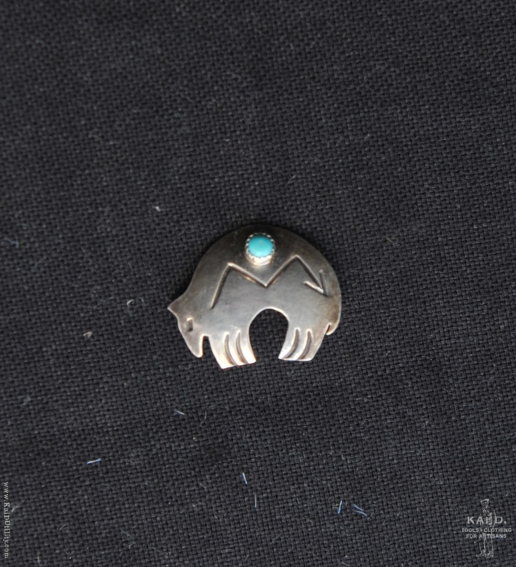 Sterling Silver Brooch - Bear