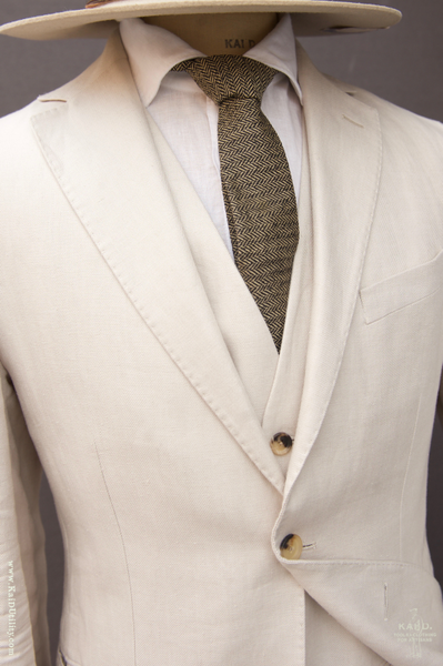 Christian Two Button Blazer - Ecru - S, M, L (slim)