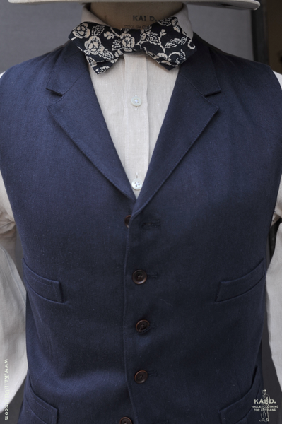 Doyle Vest - Cotton Linen Twill - M, XL