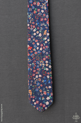 Cotton Floral Tie