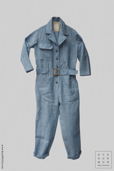 Earhart Jumpsuit - Belgian Linen - XS, S, M
