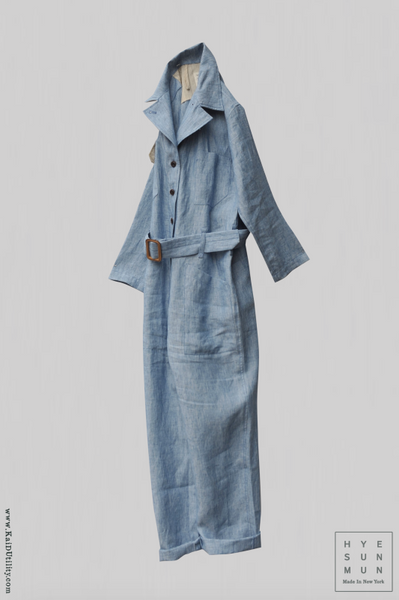 Earhart Jumpsuit - Belgian Linen - XS, S, M