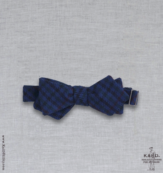 English Tweed Wool Bowtie