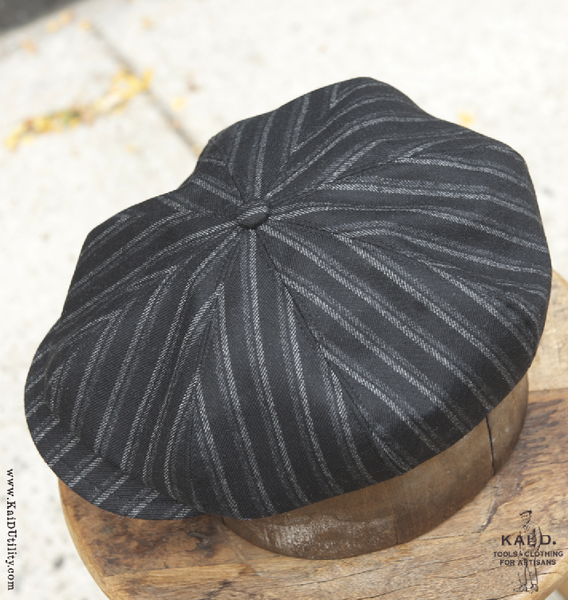 Peaky Hat - Shadow Stripe Wool - L