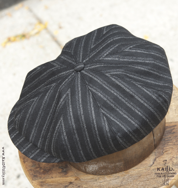 Peaky Hat - Shadow Stripe Wool - M, L