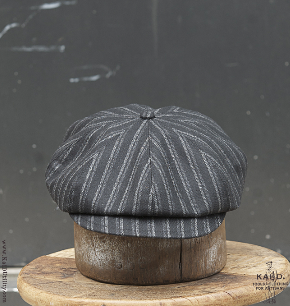 Peaky Hat - Shadow Stripe Wool - L