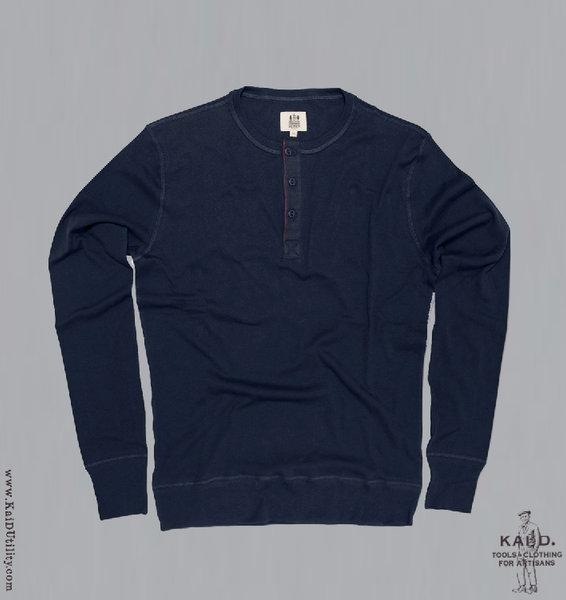 Henley Harri - Navy - S, L, XL
