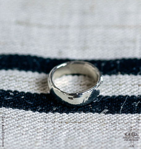 Simple Silver Ring - 9