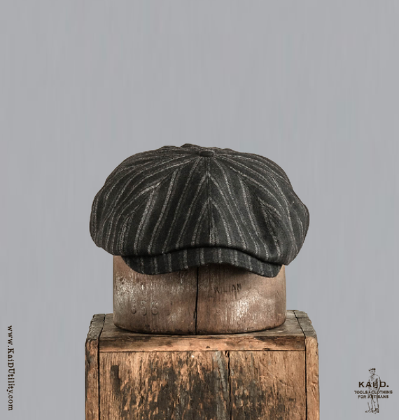 Peaky Hat - Shadow Stripe Wool - M, L