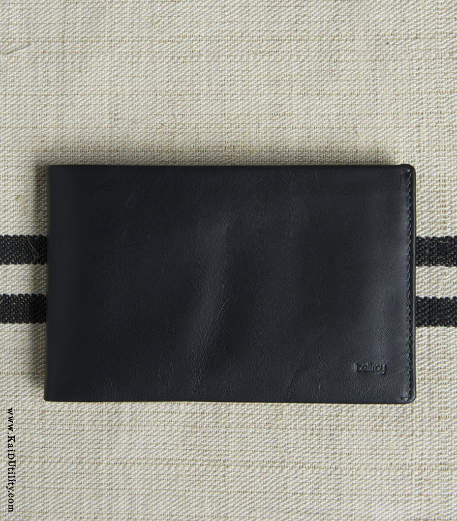 bellroy leather travel wallet black Kai D Utility — Bellroy