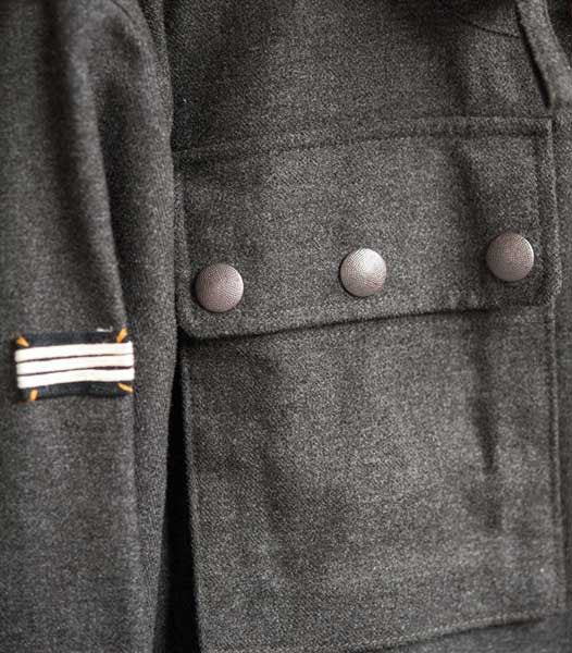 Metropolis Jacket in Melange Coton Wool