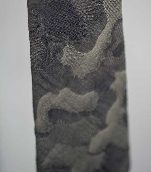 Jacquarded Camouflage Cotton Tie