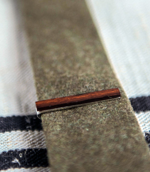 Wooden Tie Clip